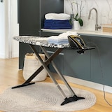 thumbnail of Kitchen Move Bügelbrett mit Bügeleisenablage TIFFANY 130x47cm Aluminium Schwarz