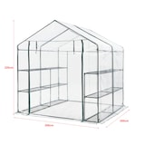 thumbnail of Helloshop26 - Serra da giardino in acciaio e PVC con ripiani integrati 200 x 200 x 220 cm 03_0008249