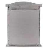 thumbnail of Wandspiegel Spiegelfenster mit Fensterläden 53x42x5cm ~ grau shabby