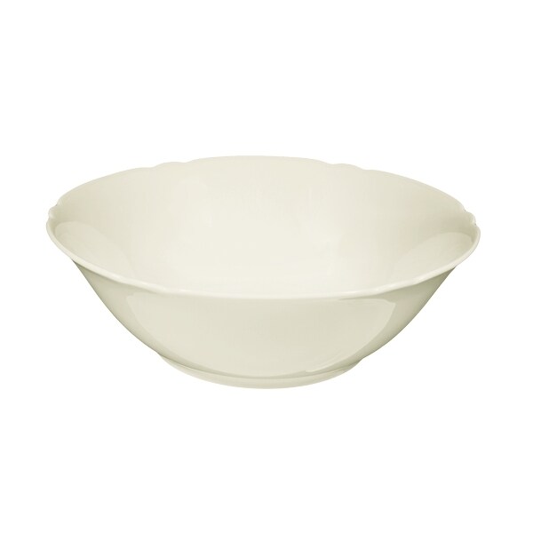 1 x Seltmann Schüssel rund 23 cm, Form: Marieluise,  Glasur: elfenbein, Dekor: 00003