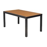 thumbnail of Merxx Itanos Set 13tlg., 6 Stapelsessel, 6 Auflegepolster, 1 Tisch 150 x 90 cm, Aluminium