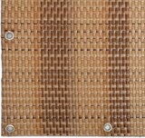 thumbnail of Polyrattan Balkon Sichtschutz Privafence - Balkonbespannung mit Metallösen - UV-fest, Wetterfest, Blickdicht 300x100 cm Braun & Beige