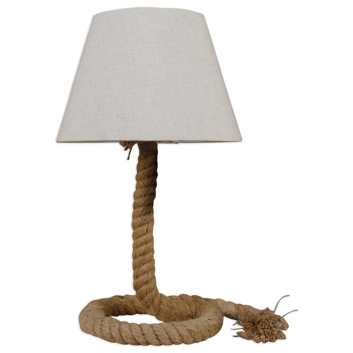 Näve Tischleuchte mit Textilschirm "Rope" h: gesamt 40cm