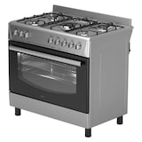 thumbnail of Wiggo WO-E903B(XX) Vrijstaande Gasfornuis - 90 cm - Roestvrijstaal