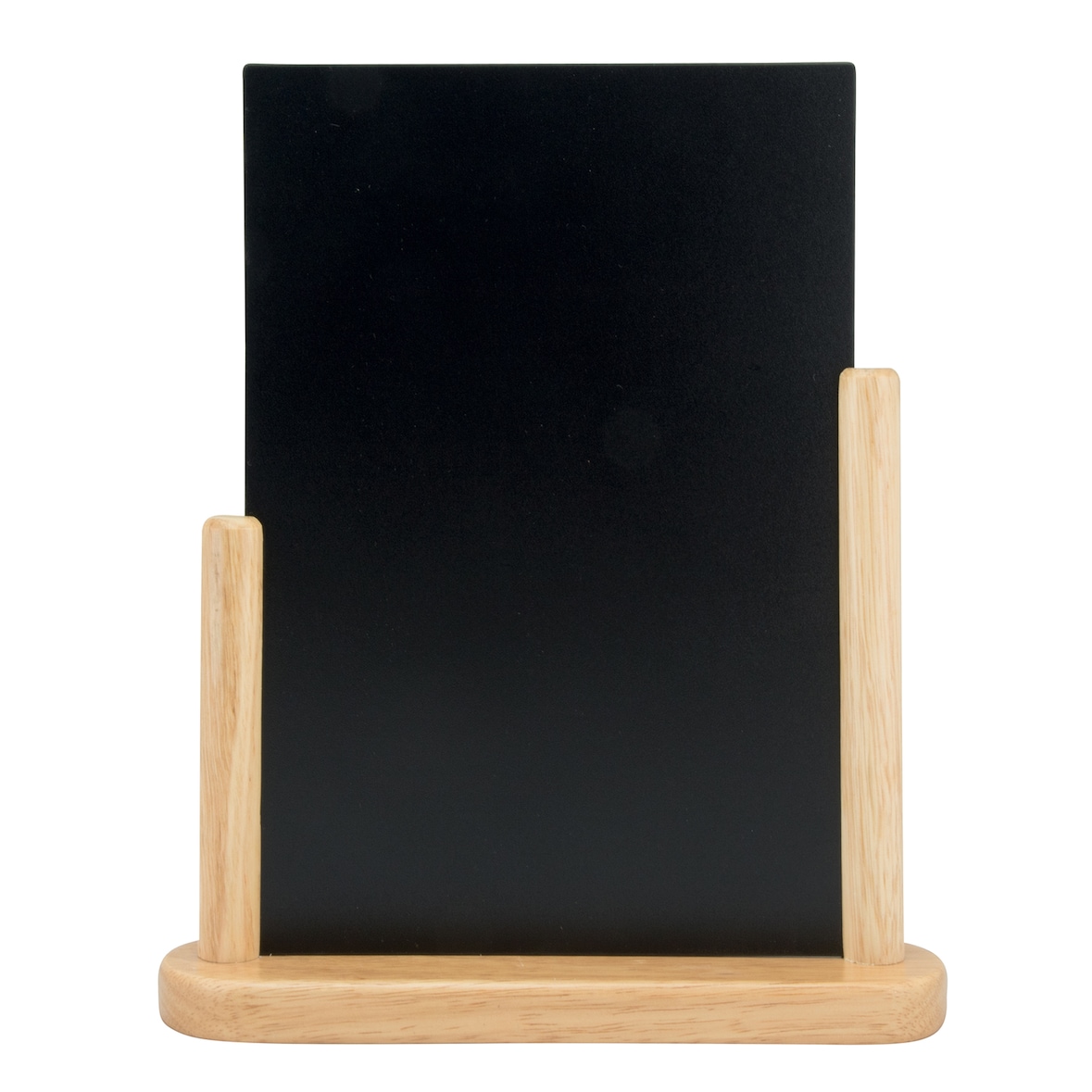 Securit® elegante große Tafel - Holz mit lackiertem Buchenfinish