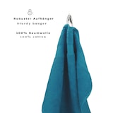 thumbnail of Betz 6 Stück Saunatücher PALERMO Größe 80 x 200 cm Farbe Petrol