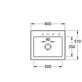 thumbnail of Villeroy&Boch Spülbecken, Küchenspüle Subway 60 S Stone White 600x510mm, Unterschrankbreite 60cm