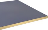 thumbnail of Restootab - Tischplatte 70x70 blu fes fenix kanten messingfarben