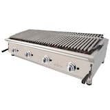 thumbnail of Barbacoa a gas 130 cm piedra volcánica ARILEX con parrilla pavonada regulable en 3 alturas 130BAR