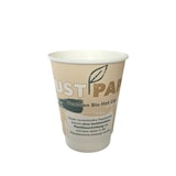 thumbnail of 500 Bio Doppelwand Coffee to go Becher Premium Kaffeebecher 8oz 200ml "Just Paper" less plastic