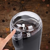 thumbnail of Clatronic KSW 3306 Molinillo Café Eléctrico, Especias, Semillas, 40 g café 20 tazas café, Cuchillas Acero Inox., Negro, 120W