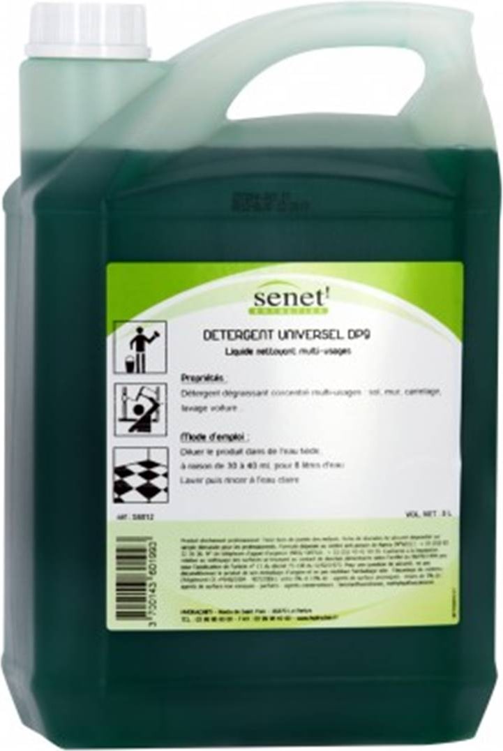 Détergent universel concentré DP9 Bidon de 5L - SENET | METRO