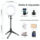 thumbnail of Ring Light USB 3 Modes LED Pour Photo Vidéo Avec Trépied Portable YONIS
