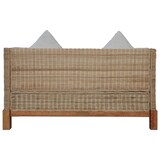 thumbnail of vidaXL 2-Sitzer-Sofa mit Auflagen Natur Rattan