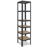 thumbnail of shelfplaza HOME 200x60x60 cm Schwerlastregal in anthrazit mit 6 Böden und 145 kg Traglast pro Boden