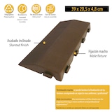 thumbnail of WellHome Combi Pack 4 Remates para Baldosas de suelo 39x20,5x4,8cm Acabado Hembra en color Marrón