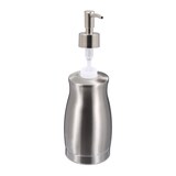 thumbnail of Relaxdays Seifenspender, 400 ml, Edelstahl, nachfüllbar, Seife, Duschgel, Badezimmer, Küche, Handseifenspender, silber