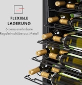 thumbnail of Klarstein Vinomatica 36 Uno Weinkühlschrank 95l Touch-Bedienfeld 85W 4-18 °C Schwarz