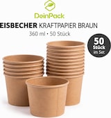 thumbnail of DeinPack 50 Speisebecher braun 360ml  Eisbecher