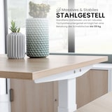 thumbnail of bümö elektrisch höhenverstellbarer Schreibtisch 200x100 cm mit Memory-Steuerung - Design Schreibtisch höhenverstellbar elektrisch, elektrischer