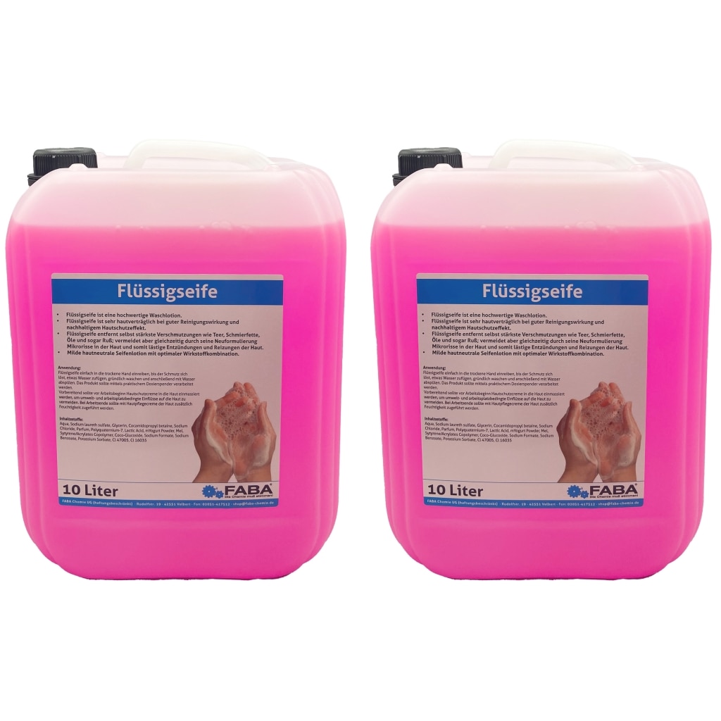 Flüssigseife, Handseife, Seife für Seifenspender  2 x 10 L
