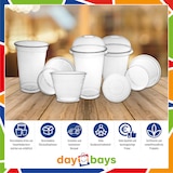 thumbnail of DayBays 16000 Stk. Smoothie Becher 500ml Ø95mm Shakebecher 0,5L transparent RPET