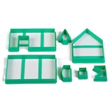 thumbnail of 7 tlg.Ausstech-Formen-Set Lebkuchen-Haus Motivhaus Hexenhaus Deko Advent basteln