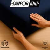 thumbnail of EXKLUSIV HEIMTEXTIL Frottee Spannbettlaken Rundumgummizug Marke 180 x 200 cm Navyblau 80% Baumwolle 20% Polyester  Öko - Tex Zertifiziert Bed-Sheet
