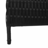 thumbnail of vidaXL Raumteiler Schwarz 195 x 180 cm Poly-Rattan