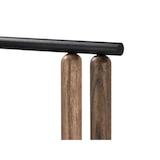 thumbnail of Blomus Kamingarnitur Kaminbesteck Kaminwerkzeug Kaminset 5tlg ASHI mit Magnethalterung wandhängend schwarz-braun