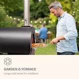 thumbnail of Diavolo Napoletana Pizzaofen Holzofen rostfreier Edelstahl Schwarz