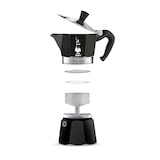 thumbnail of cafetera en aluminio moka express 6 tazas color negro