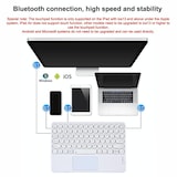 thumbnail of Clavier Pour Tablette Sans Fil Bluetooth Avec Pavé Tactile Support iOS 13+ Vert Noir YONIS