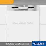 thumbnail of Exquisit Geschirrspüler EGSP1012-EB-030E inox | Spülmaschine 60 cm | 12 Maßgedecke | Startzeitvorwahl | Power+ | ECO Modus | Teilintegriert