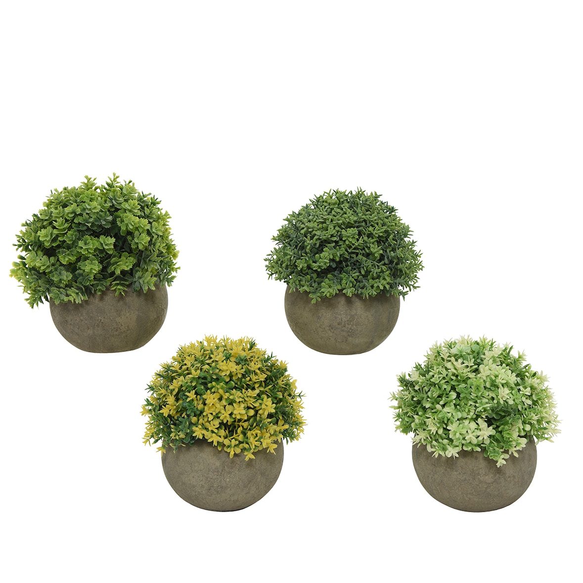 Planta Artificial Con Maceta De Plastico Modelos Surtidos 800297