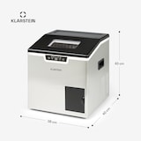 thumbnail of Icefestival Cube Eiswürfelbereiter 400W 1,9l 20kg/24h Edelstahl