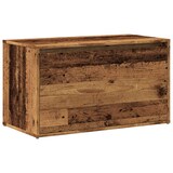 thumbnail of vidaXL Halbankje 80x40x45 cm bewerkt hout oud houtkleurig
