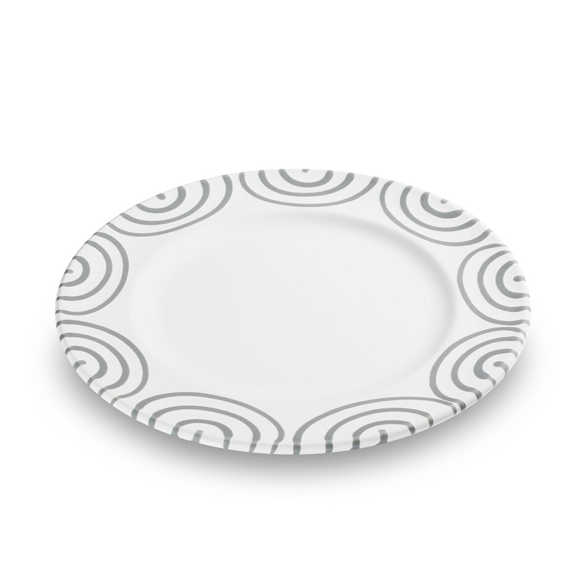 Gmundner Keramik Graugeflammt Dessertteller Gourmet (Ø 22cm)