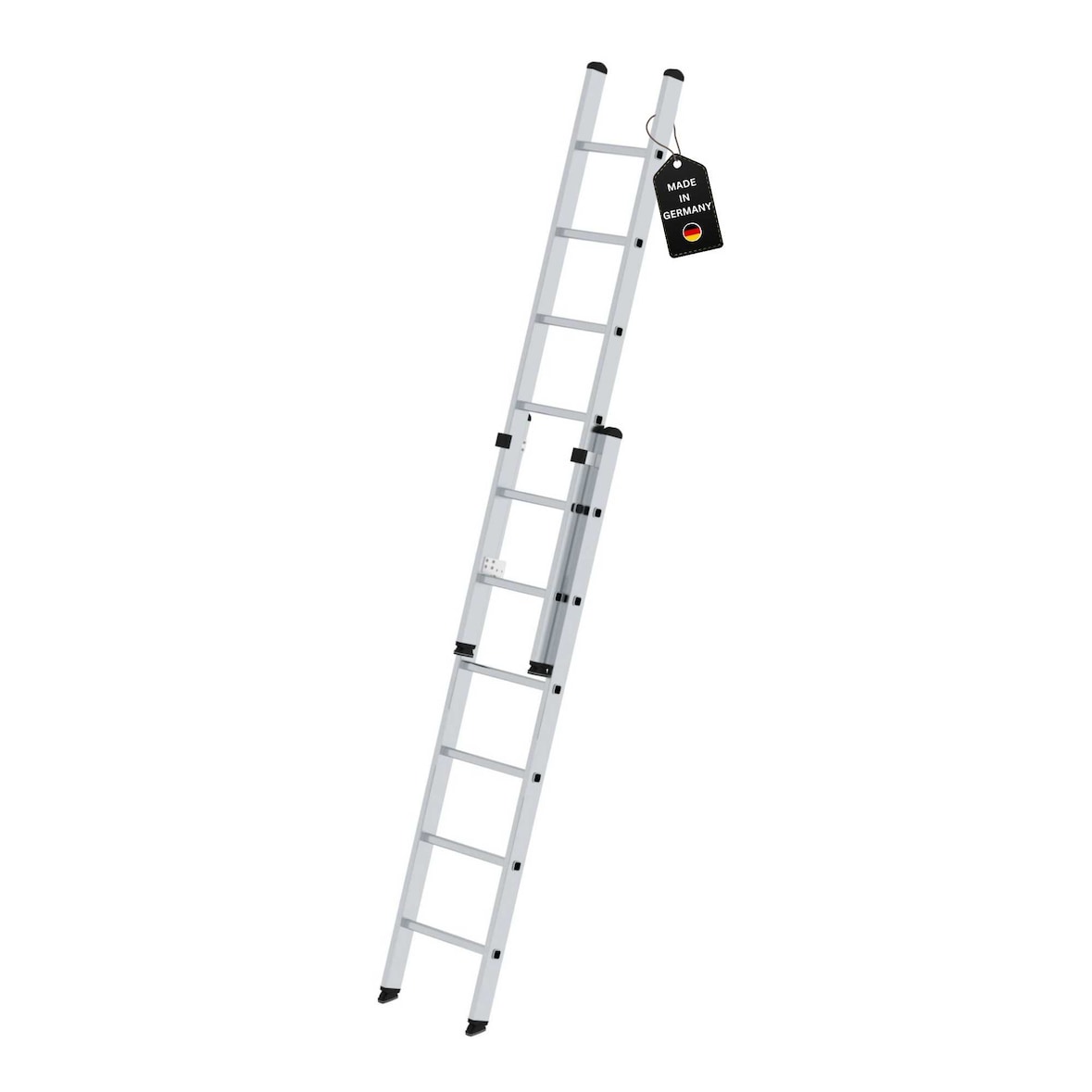 PROREGAL Sprossen-Schiebeleiter 2-teilig ohne Traverse 2x6 Sprossen