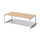 thumbnail of Bisley Cito Schreibtisch - 240 x120 cm Bürotisch XXL Chefschreibtisch in Ahorn - Gestell: verkehrsweiß