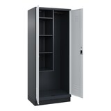 thumbnail of C+P Putzmittel-Spind Classic PLUS, Sockel, 2 Abteile, 1950x800x500mm, 7016/7035