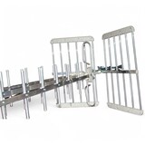 thumbnail of Antenna digitale terrestre esterno 38 elementi banda uhf 5g lte alluminio plastica bianca dvb-t2 hevc main 10 hd uhd