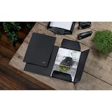 thumbnail of Carpeta de 3 solapas de cartón Leitz Recycle. 100% reciclable. DIN A4, negro.