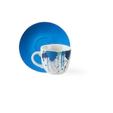 thumbnail of Excelsa set de 6 tazas de café 7 cl Dripping de porcelana multicolor