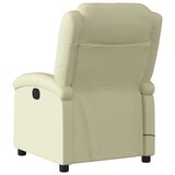 thumbnail of vidaXL Massagesessel Creme Echtleder