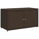 thumbnail of vidaXL Gartenschrank Braun 110x55x60,5 cm Poly Rattan
