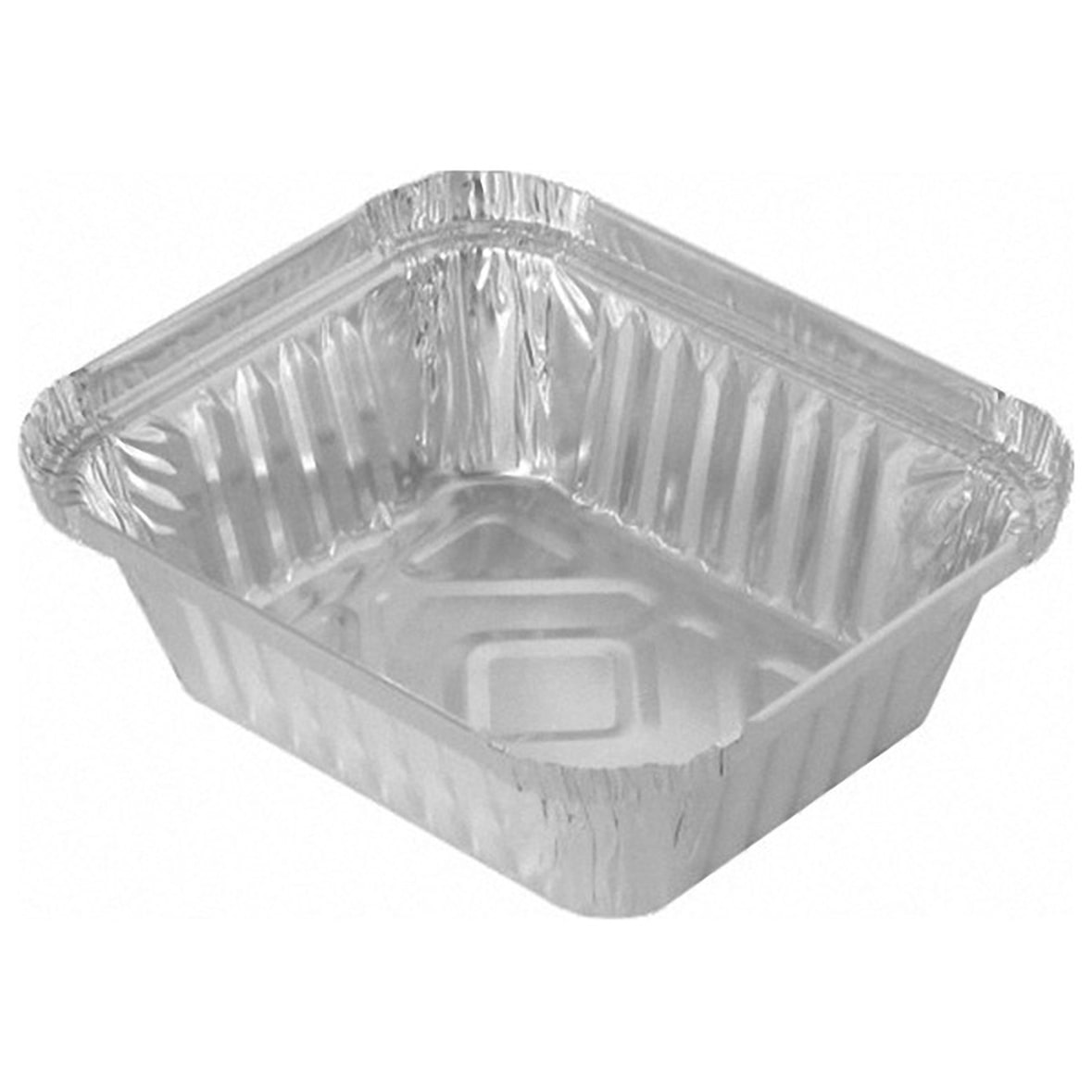 100x Alu-Servierschale Aluschale Grillschale  470ml 145x120x41mm