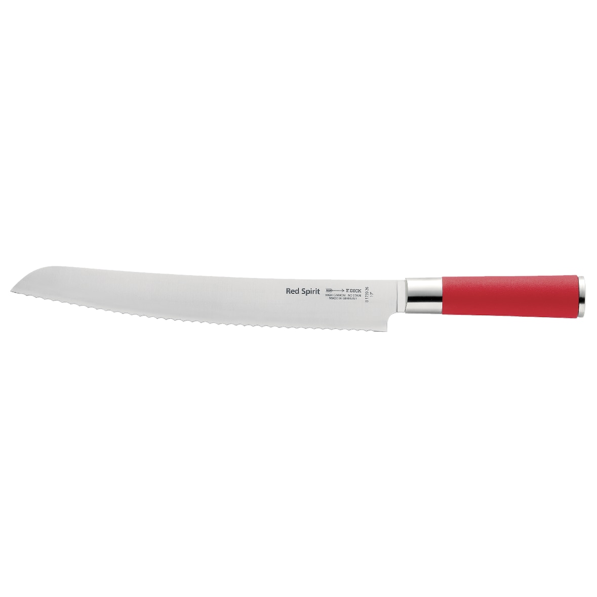 F. Dick Wellenschliff Brotmesser Red Spirit, Stahl, 26 cm, rot