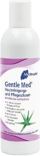 Ein sanfter medizinischer Hautreinigungs- und Pflegeschaum.