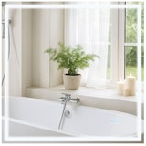 thumbnail of Espejo de Baño Jaffrey con Bluetooth 80x80 cm